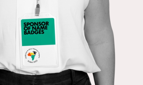 sponsor of name badges